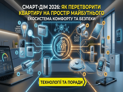 Смарт-дім 2026: Як перетворити квартиру на простір майбутнього