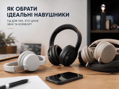 Як обрати ідеальні навушники: Гід для тих, хто цінує звук та комфорт