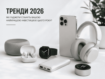 Тренди 2026. Які гаджети стануть вашою найкращою інвестицією цього року?