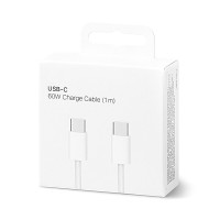 Кабель 60W USB-C Charge Cable 1:1 (1m) in Box Білий