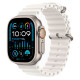 Apple Watch Ultra 2 + LTE 49mm Titanium Case with White Ocean Band