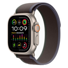 Apple Watch Ultra 2 + LTE 49mm Titanium Case with Blue/Black Trail Loop