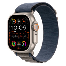 Apple Watch Ultra 2 + LTE 49mm Titanium Case with Blue Alpine Loop