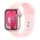Apple Watch 9 45mm Pink Aluminum Case with Light Pink Sport Band