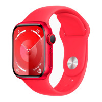 Apple Watch 9 45mm (PRODUCT)RED Aluminum Case with (PRODUCT)RED Sport Band