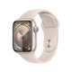 Apple Watch 9 41mm Starlight Aluminum Case with Starlight Sport Band