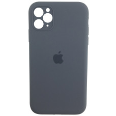 Чохол iPhone 11 Pro Silicone Case Full lavender gray
