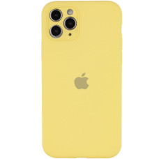 Чохол iPhone 12 Pro Max Silicone Case Full mellow yellow