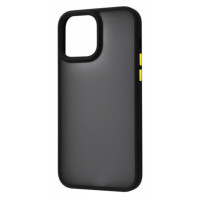 Чохол iPhone 12 Pro Max Gingle series black yellow