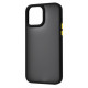 Чохол iPhone 12 Pro Max Gingle series black yellow