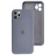 Чохол iPhone 12 Pro Max Silicone Case Full Camera Lavander