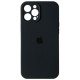 Чохол iPhone 12 Pro Max Silicone Case Full Camera Midnight blue