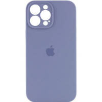Чохол iPhone 12 Pro Max Silicone Case Full Camera Lavander grey
