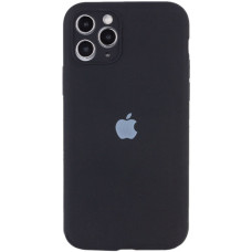 Чохол iPhone 12 Silicone Case Full Camera Black