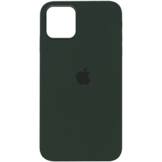 Чохол iPhone 12/12 Pro Silicone Case Full Green