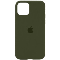 Чохол iPhone 11 Pro Silicone Case Full Dark Olive