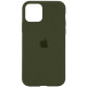 Чохол iPhone 11 Pro Silicone Case Full Dark Olive