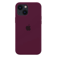 Чохол iPhone 13 Silicone Case Full marsala