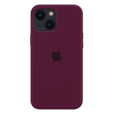 Чохол iPhone 13 Silicone Case Full marsala