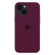 Чохол iPhone 13 Silicone Case Full marsala