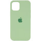 Чохол iPhone 13 Pro Silicone Case Full light green