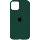 Чохол iPhone 12 Pro Max Silicone Case forest green