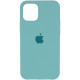 Чохол iPhone 13 Silicone Case Full marine green