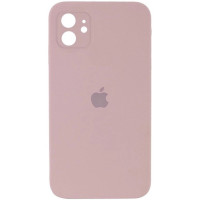 Чохол iPhone 12 Silicone Case Full Camera Pink Sand