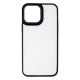 Чохол iPhone 13 Pro Baseus Crystal Case Black