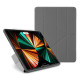 Чохол Origami Case iPad 12,9" (2022-2020) Leather pencil groove gray