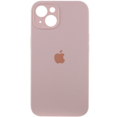 Чохол iPhone 13 Silicone Case Full Camera Chalk pink