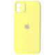 Чохол iPhone 13 Silicone Case Full Camera Mellow yellow