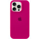 Чохол iPhone 14 Pro Max Silicone Case Full Rose red