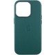 Чохол iPhone 14 Pro Leather Case with MagSafe forest green