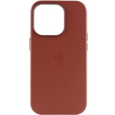 Чохол iPhone 14 Pro Max Leather Case with MagSafe umber