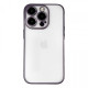 Чохол iPhone 14 Pro Rock Electroplating Matte Full Camera purple