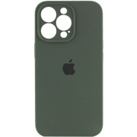 Чохол iPhone 13 Silicone Case Full Camera cyprus green