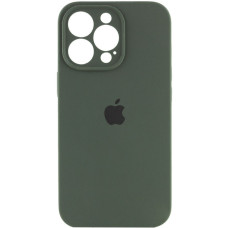 Чохол iPhone 13 Silicone Case Full Camera cyprus green