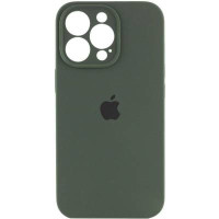Чохол iPhone 13 Pro Silicone Case Full army green