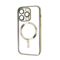 Чохол iPhone 14 Crystal Case Full Camera with MagSafe white