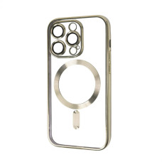 Чохол iPhone 14 Crystal Case Full Camera with MagSafe white