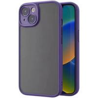Чохол iPhone 14 Rock Guard Magnet Full Camera purple