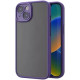 Чохол iPhone 14 Rock Guard Magnet Full Camera purple
