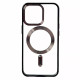 Чохол iPhone 14 Pro Crystal Case with MagSafe black