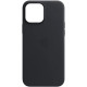 Чохол iPhone 13 Leather Case with MagSafe midnight