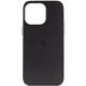 Чохол iPhone 14 Pro Leather Case with MagSafe midnight
