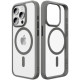 Чохол iPhone 15 Pro Rock Guard Clear with Magnetic gray
