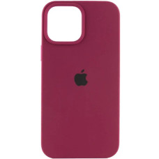 Чохол iPhone 15 Plus Silicone Case Full marsala