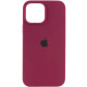 Чохол iPhone 15 Plus Silicone Case Full marsala