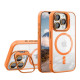 Чохол iPhone 15 Pro Crystal Stand Camera orange